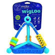 Mobi Wigloo Activity Toy - Montessori Toys for Babies 6-12 Months and Up Sensory Toys for Babies & Toddlers Teething Toy Made with Food Grade S
