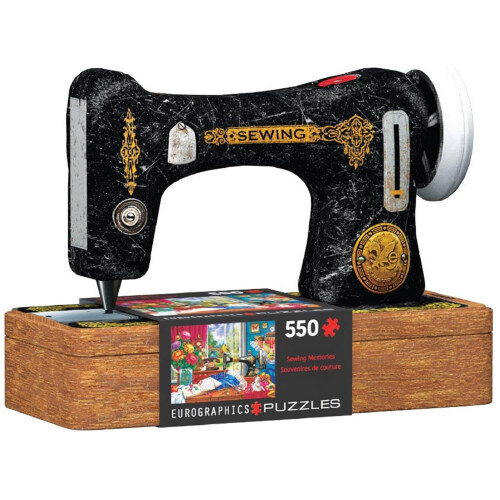 EuroGraphics Sewing Machine Tin Jigsaw Puzzle Medium