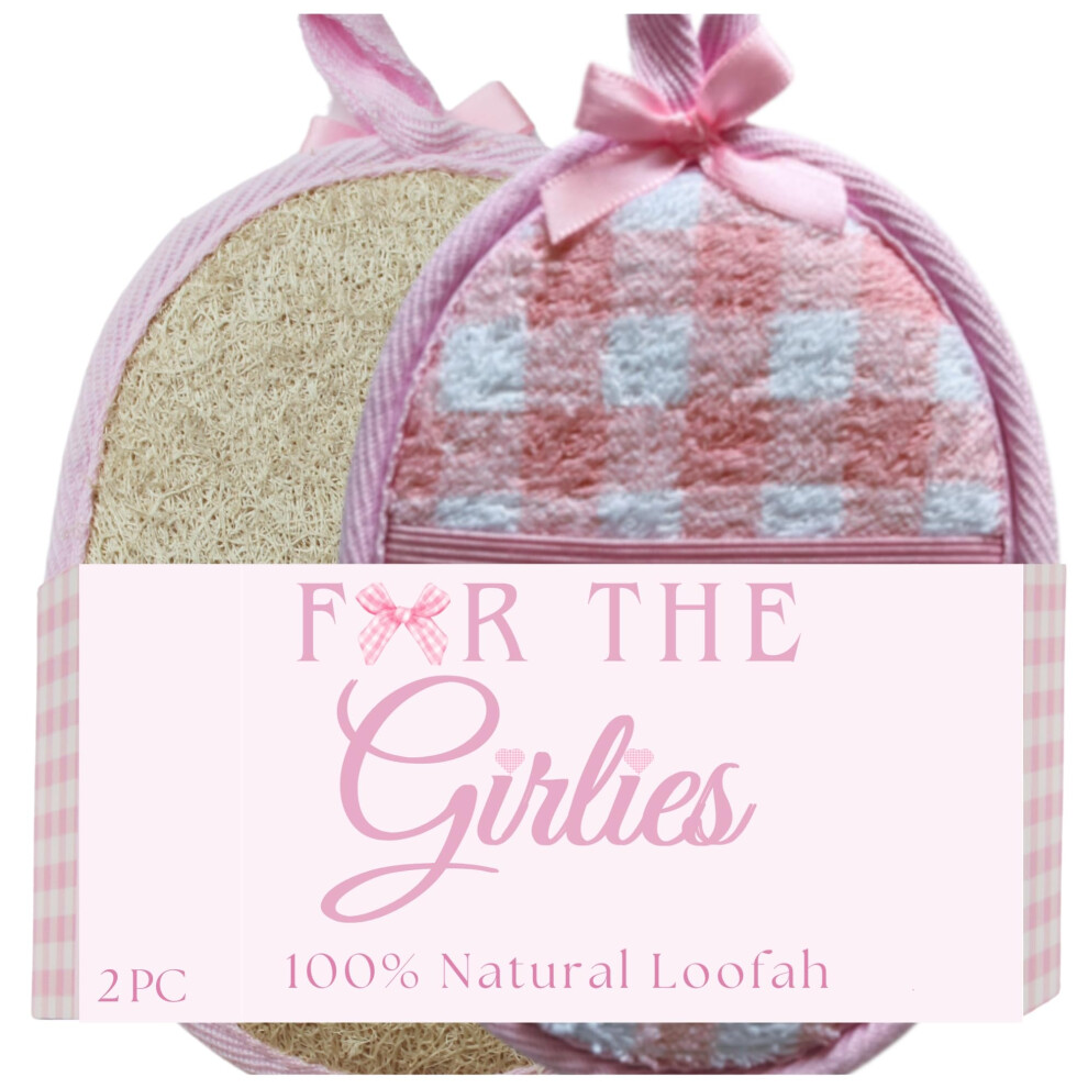 Artisanat Natural Loofah Exfoliating Body Scrubber For Women Made With Natural Egyptian Loofa Sponge Bath Shower Luffa Lufa For Face And Body. Exfoliator