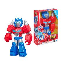 Transformers Optimus Prime Mega Mighties 10" Action Figure, Toys for Kids Ages 3 & Up (Amazon Exclusive)