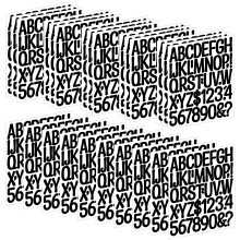 25 Sheets Letter Stickers Large 1175 Pcs Alphabet Number Stickers Vinyl Self-Adhesive Stick on Letters for Scrapbook Sticker Water Bottles Mailbo