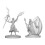 NECA D&D Nolzur's Marvelous Miniatures - Άνδρας Ξωτικό Ρόγος 2
