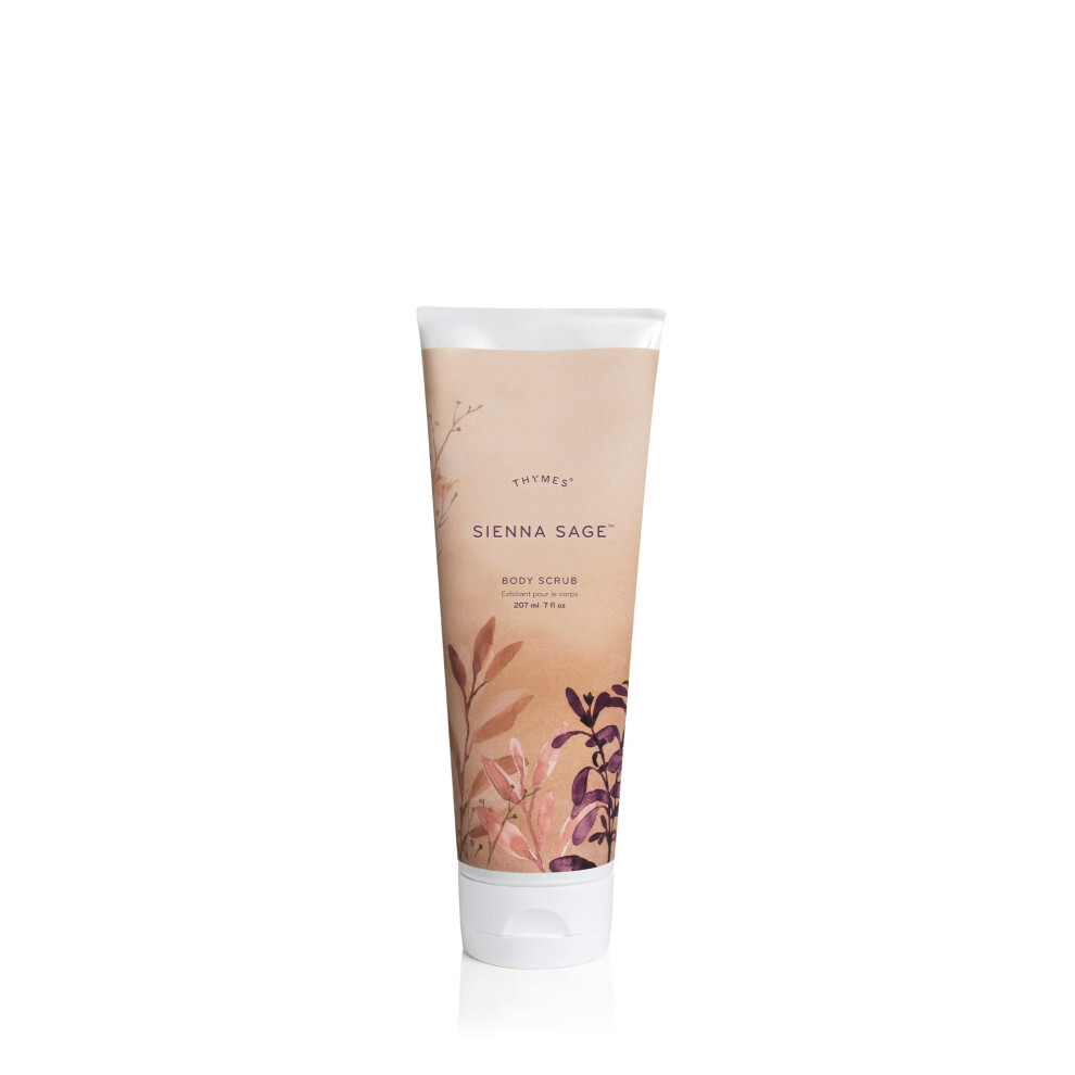 Thymian Thymes Sienna Sage Body Scrub - Body Exfoliator For Skin Care Routine - Moisturizing And Exfoliating Body Scrub, Face Scrub, Foot Scrub, Or Hand Scrub