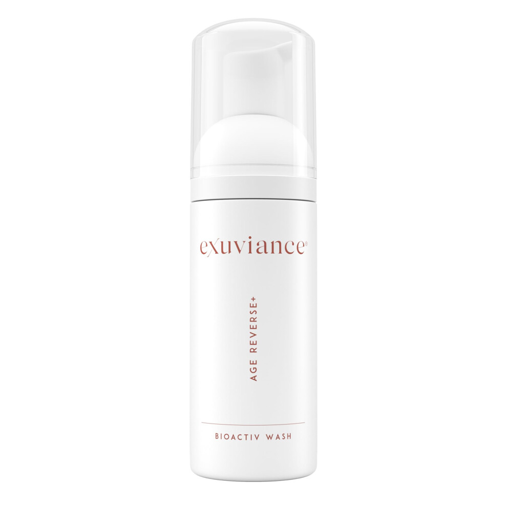 Exuviance Age Reverse Bioactiv Foaming Pha Face Wash And Makeup Remover With Botanical Extracts Soap-Free 4.4 Fl. Oz.