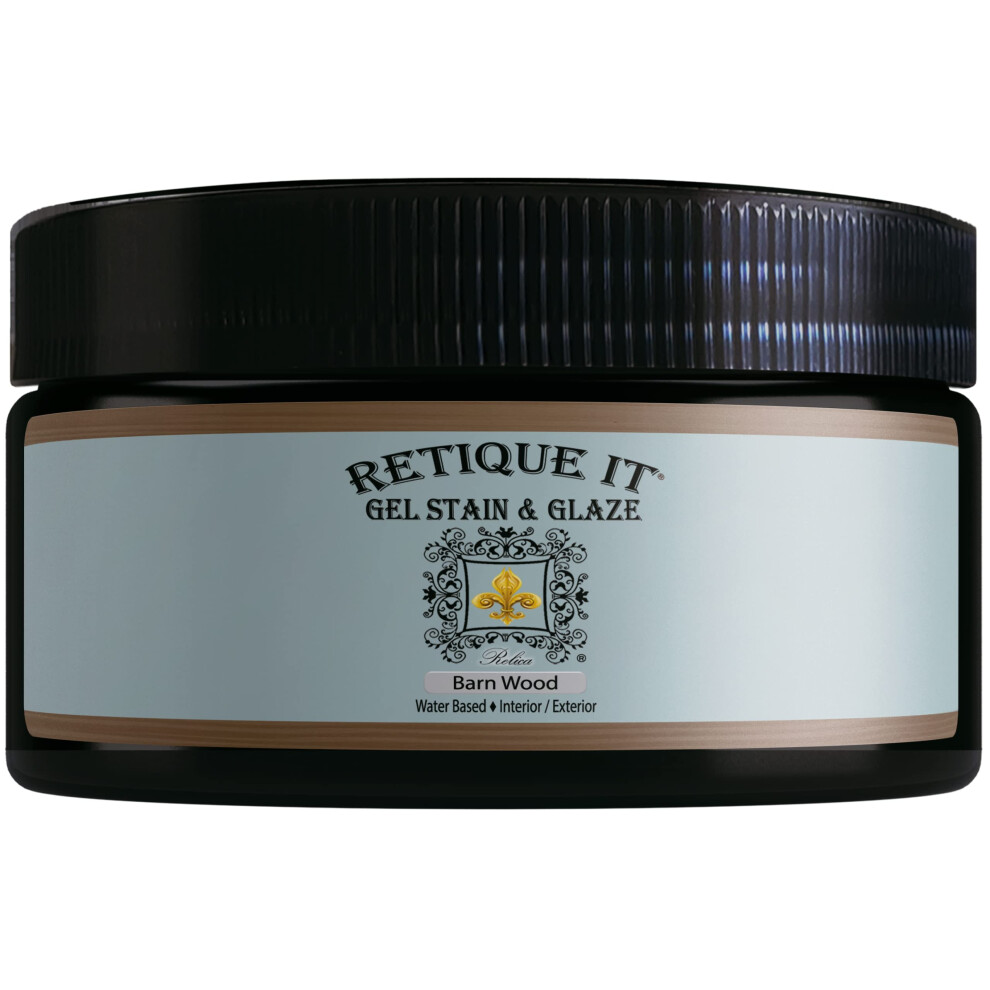 Water-Based Gel Stains By Retique It (8 Ounce Stain 35 Barn Wood) 641361348747