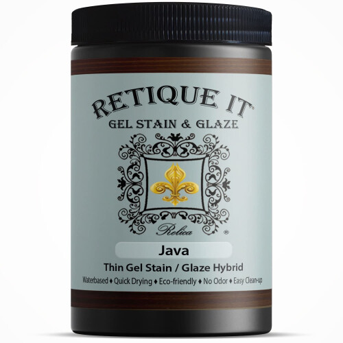 Vattenbaserade gelfläckar genom att återkalla den (32oz fläck 20 java)