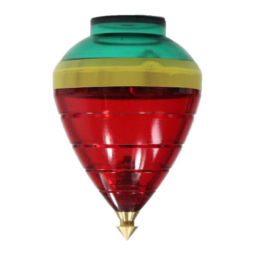 Spinstics trompo cuscinetto spin top (rosso e verde)