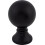 Top Knobs TK801BLK Serene Collection 1"""" Kara Knob Flat Black 3