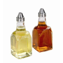 Set de 2 6 oz. (Uncie) Ulei de masa ?i o?et de cruda de sticla Cruet Cruets