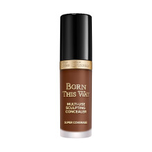 Too Faced Born This Way Super Coverage Multi-Use concealer | Full täckning olja gratis långvarig fuktande 0,45 fl oz kryddad rom