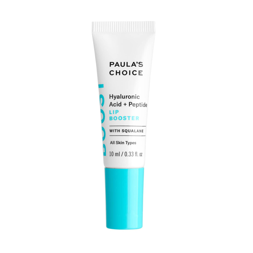 Paula's Choice BOOST Hyaluronic Acid + Peptide Lip Booster  Hydrating Treatment for Lip Volume  Loss of Firmness & Fine Lines  with Squalane  Fra