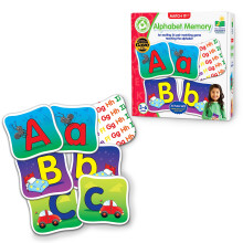 The Learning Journey: Match It! Memory - Alphabet - Capital and Lowercase Letter Matching Game with 26 Matching Pairs - Memory Games for Kids 3 a