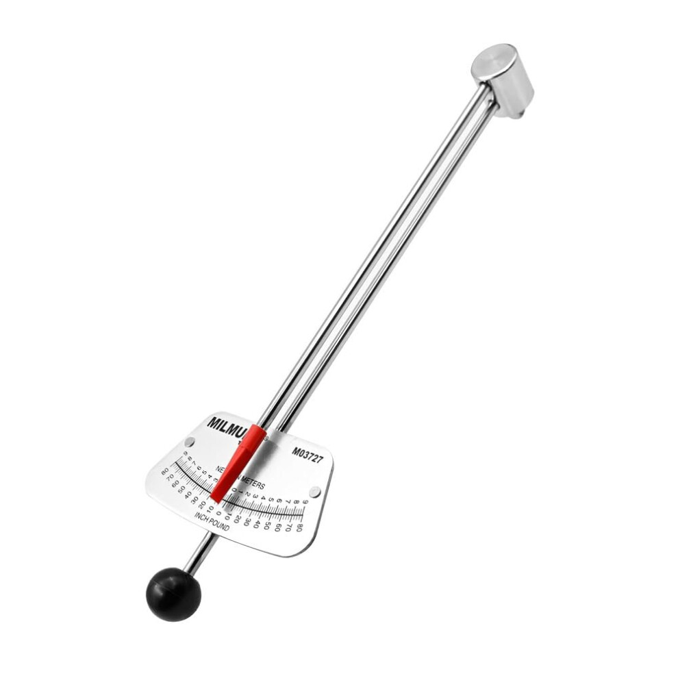 Milmumu 1/4"""" Drive Beam Torque Wrench Precision Instrument-Compatible With Sae And Mm Bicycle And Automotive Wrench -0-80 Inch-Pounds 0-9 Newto 658359464440