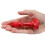 We Games Keychain Bag Tag Chessmen - Include 17 pezzi in rosso 2
