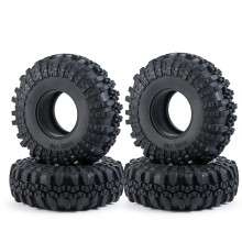 RC-HUB 4PCS 2.2 '' Gummidäck Beadlock Wheel Däck OD med skum 137mm för 1/10 Axial Wraith 90048 RR10 RC Crawler Car