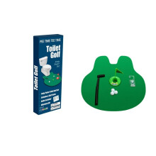 Set de gluma de golf de toaleta ?i noutate pentru toaleta pentru bautura - joaca golf pe toaleta