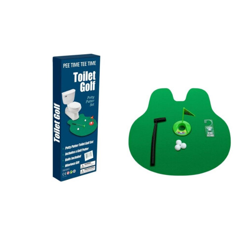 EZ Drinker Toilet Golf Joke & Novelty Set - Pelaa golfia WC:ssä