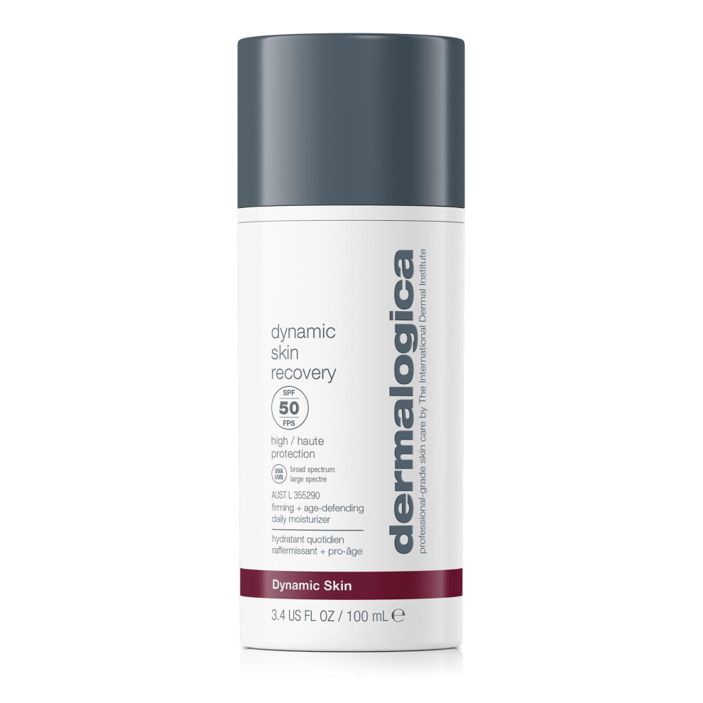 Dermalogica Dynamic Skin Recovery SPF 50 Face Moisturizer  Sunscreen Lotion - Use daily to Firm  Hydrate Skin and Protect with Broad Spectrum  Me