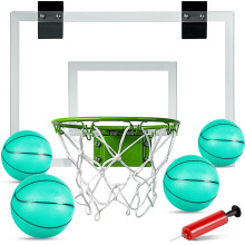 ropoda Mini Basketball Hoop - Glow in het Donker, Over De Deur Indoor Basketball Hoop