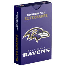 Blitz Champz Baltimore Ravens Kartenspiel | Fuball-Kartenspiele fr Jungen und Mdchen | NFL-Geschenke fr Ravens-Fans und Kinder | Lustiges Familie