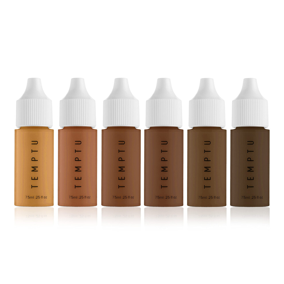 Temptu Silksphere Airbrush Foundation: Long-Lasting Liquid Makeup Medium-Full Coverage | 4-In-1 Formula Foundation Primer Concealer & Correcto