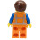 LEGO LEGO The Movie 2: Emmet Minifig com sorriso e olhar assustado 3