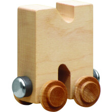 NameTrains Clear Finish Letter Car - Fabricado nos EUA (N)