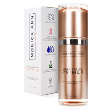 Monica Ann Beauty Dual-Action Face Primer - 30 mL | Hydrating Makeup Primer With Vitamin C & Hyaluronic Acid | Smoothing Translucent Matte Pore M