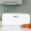 Large Bread Box for Kitchen Metal Bread Storage Bin with Lid 16.3""""x9""""x6.7"""" White 3