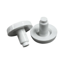 3/4" Nylon Stem Bumper Fußschutz, Schützen Sie Ihre Gartenmöbel, Möbelgleiter, 25er Pack, Weiß