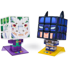 Rubiks Cube, Batman & Joker Cubers, Amazon Exclusive 2-Pack, DC Comics Collectible Fidget Toy & Desk Decor, Challenging Brain Teaser for Fans of Batma