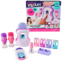 Cool Maker GO GLAM Studio-Nagelset, Stil: 200 Ngel, 4 Designs, 2 Nagellack-Applikatoren und Maske (Verpackung kann variieren). Kunst und Handwerk f