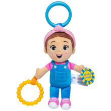 Ms. Rachel Official Sensory Take-Along Toy Baby Swing & Baby Stroller Teething Toys with Rattle & Clip Toddler Toys for Girls & Boys for Ages 0