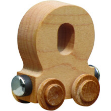 NameTrains Clear Finish Letter Car - Fabricado nos EUA (O)