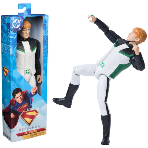 DC Comics DC Comics Superman Lanterna Verde Figura de ao de super-heri de 12 polegadas Brinquedos infantis para meninos e meninas fingem brincar para ma