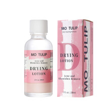 Mo Tulip Acne Drying Lotion Overnachting Acnezuur en Acne Spot -behandeling voor gezichts- en lichaam Puistlotion Spotbehandeling Dry -Out Dry Ou