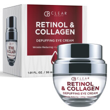 Beauty Clear Korean Retinol Cream con colgeno - para crculos oscuros Bolsas y arrugas de hinchazn - Anti -envejecimiento hidratante debajo de la c