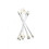 INTRINSICS 8"""""""" Double-Tipped Glycolic Applicator Swabs 100 Count 1