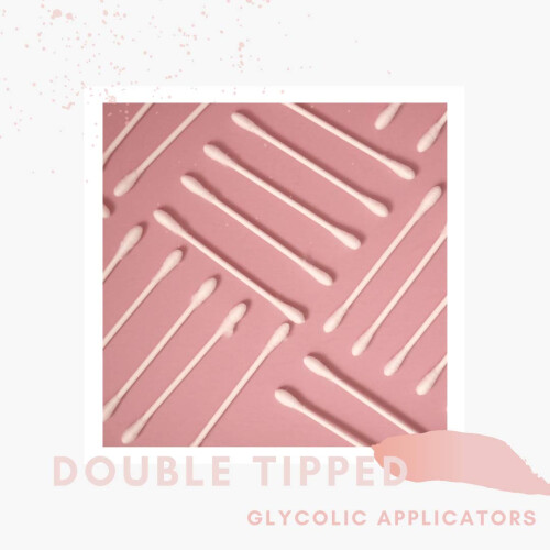 INTRINSICS 8"""""""" Double-Tipped Glycolic Applicator Swabs 100 Count 1