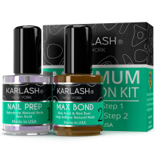 Karlash Professional USA Natural Nail Prep Dehydrate & Acid Free Bond Primer, Nail Bond, Superior Bonding Primer for Acrylic Powder and Gel Nail Polis