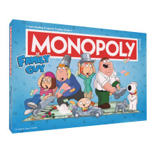 Monopoly: Family Guy Board Game  Featuring Banana Brian  Giant Chicken  Rupert and More  Buy  Sell  Trade Quahogs Locations from McBurgertown to