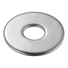 Wensilon (150Pcs) 3/8"""" x7/8 Stainless Steel 304 Metal Flat washers for Screws and Bolts Suitable for Factory Maintenance Kitchen Store and Ou