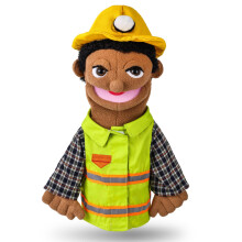 Role Play Hand Puppets Hand Plush Chef Doctor Fireman Pirate Detective Athlete Nurse Worker Hand Puppet Toys Puppets for Kids Storytelling Imagin