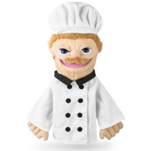 Role Play Hand Puppets Hand Plush Chef Doctor Fireman Pirate Detective Athlete Nurse Worker Hand Puppet Toys Puppets for Kids Storytelling Imagin