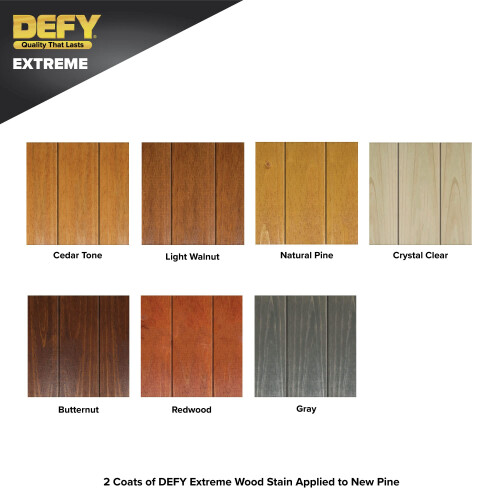 Defy Extreme Holzbeize, helles Walnussholz, 1 Gallone 1