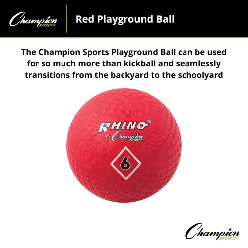 Champion Sports Champion Sports Speeltuinbal 6"" Rood 1
