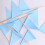 stidsds Solid Sky Blue Cupcake Toppers Flags Mini Small Plain Sky Blue Triangle Toothpick Stick Flag Blank DIY Color Decoration(100 pcs) 4