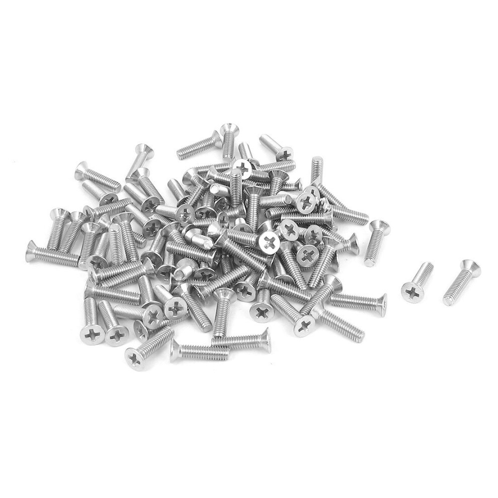 Uxcell A15101300UX0193 M3 X 12 Mm Phillips Plaska Glowica Sruby Srubowe Pakietowe Sruby Maszynowe 100-image