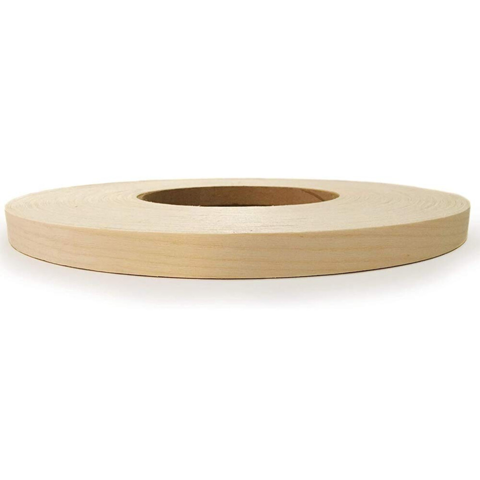 Edge Supply Maple 7/8"""" X 250' Roll Preglued Wood Veneer Edge Banding Iron On With Hot Melt Adhesive Flexible Wood Tape Sanded To Perfection. 712048503640
