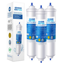 GOLDEN ICEPURE RWF0300A Inline Waterfilter Vervanging voor GE GXRTQR, Samsung HAFEX/EXP, DA29-10105J, Whirlpool WHKF-IMTO